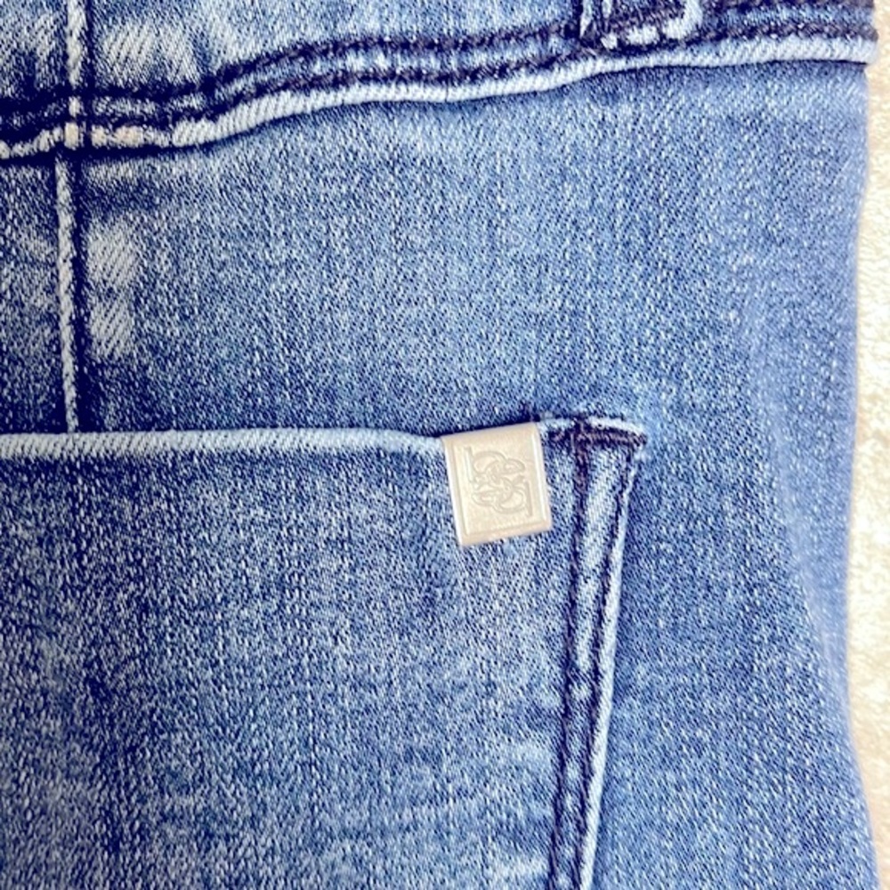 Bebe Denim Mini Skirt Size 24 (00) - Picture 5 of 5